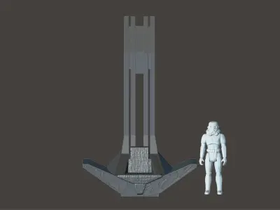 Star Wars Inspired BoKatan Throne and Urn Various Figure Scales 3D print model