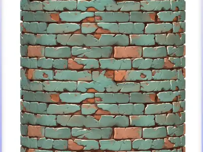 Stylized Wall Seamless Texture Texture 125