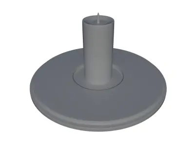 Simple Candle 3D model purchase