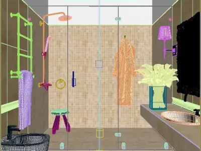 Classic Bathroom 3D model