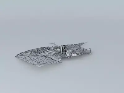 Verchnja Telychka Landscape in Kyiv 3D model