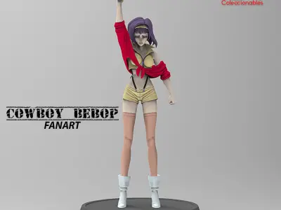 Cowboy Bebop Vol 2 - Faye Full figure 3D print model