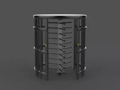 Turnstile gate 3D model