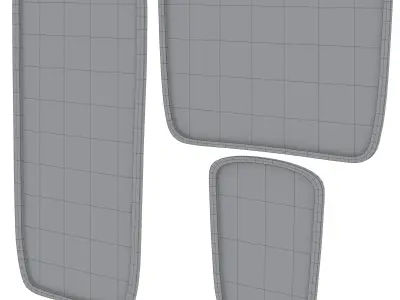 PONDER MIRROR by CB2 3D model