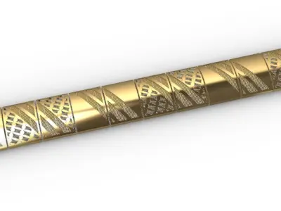 Gold bracelet chains new collection 21-30 3D print model 3D print model