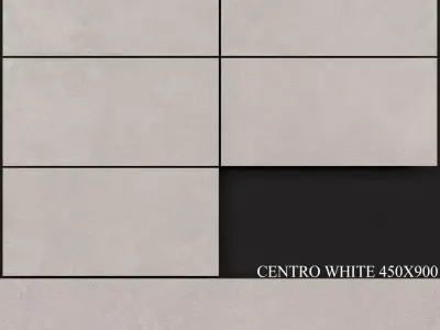 Zeus Ceramica Centro White 450x900 3D model