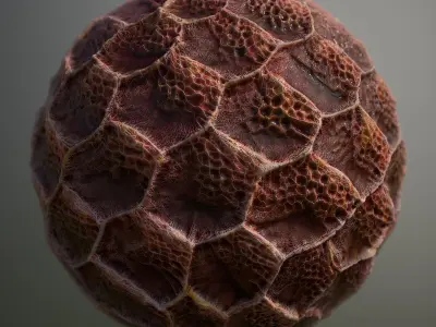 Material Skin Alien 29 Seamless PBR Texture Texture