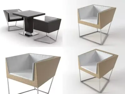 Cuba 6513 armchair 3D model