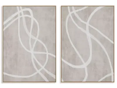 Abstract Painting Frame set 3D model 413