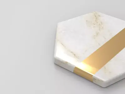 Nea Drink Coaster Low-poly 3D model