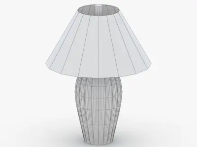 1364 - Table Lamp Low-poly 3D model