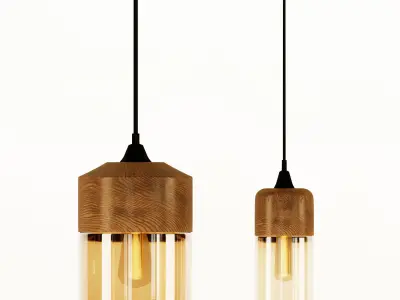 Glass Nordic Modern Pendant Lamp-vol01 3D model