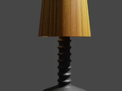 Rounded Lamp 3D model