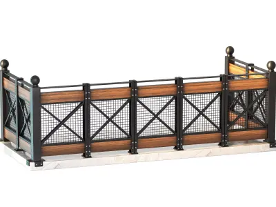 Balcony Railings Design 3D model