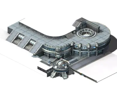 Machinery - Dismantling Plant - Floor 01 3D model