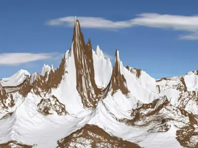 Mountains 3D model