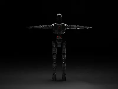 Sci Fi Robot Model V3 3D model