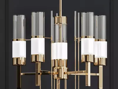 China Glass Chandelier 3D model