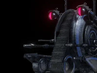 Nr-N99 Persuader Droid tank Low-poly 3D model