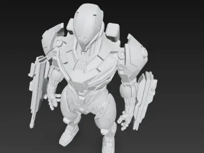 Elite Vanguard Unit Next Gen Combat Android 3D print model