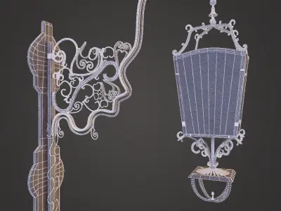 Victorian Lantern Free 3D model