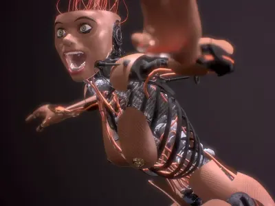 Milena Bot renderable 3D model