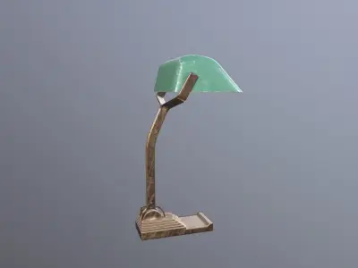 Desk Lamp Game Ready Low-poly 3D model