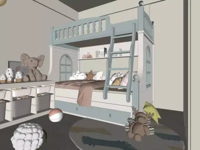 Children s room 3D model