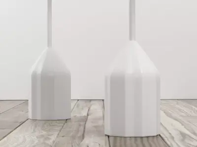 Burin side table 3D model