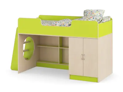 Legenda K02 and LP12 childrens modular bed 3D model
