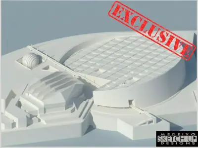 Bibliotheca Alexandrina 3D print model