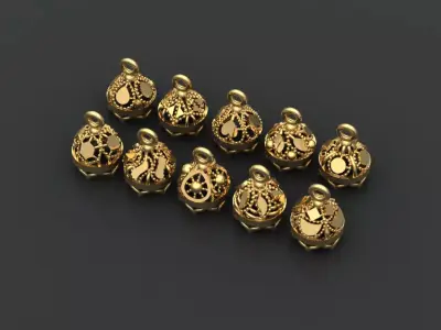 40 Light-Weight Designer Earrings STL Pack 3D print model