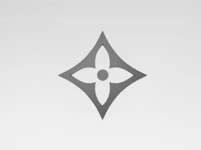 Louis Vuitton Pattern v1 003 Free low-poly 3D model