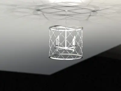 Drum Chandelier Free 3D model