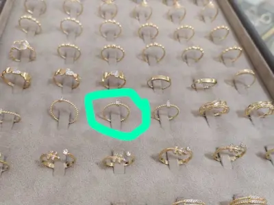 diamont ring 3D print model