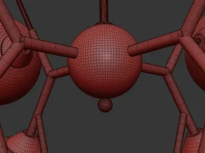 Polares Chandelier 3D model