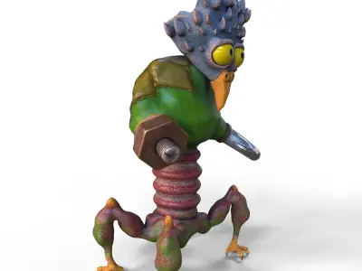 Monster Low-poly 3D model