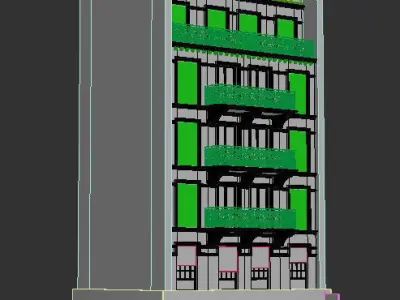 Paris House 3 3D model