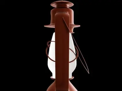 Oil Lamp Free low-poly 3D model