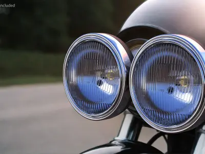  Motorcycle Headlight Set 
