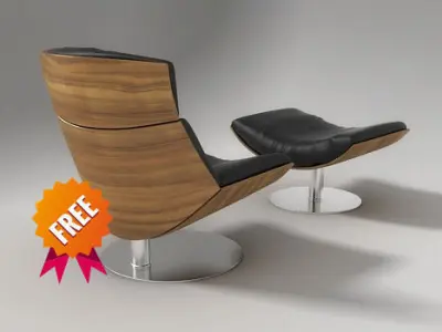 Kara Armchair Desiree Free 3D model