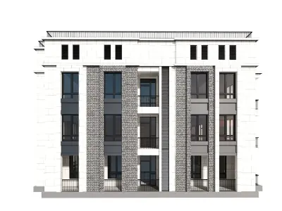 Residential Building 007 3D model