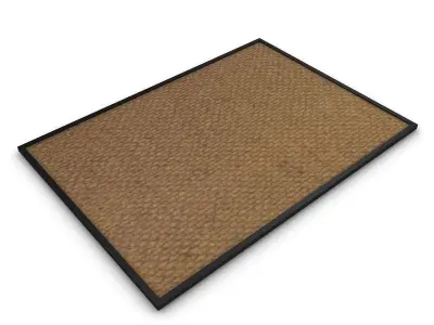 DOORMAT entrance mat with frame 3D model