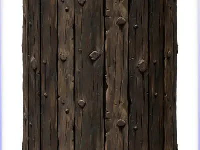 Stylized Wood Floor Seamless Texture Texture 3