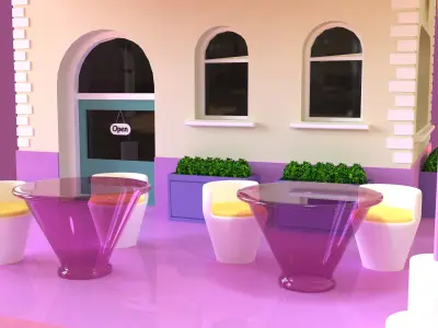Ice Cream Store 3D model