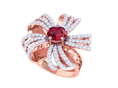 Elite 180Design Ladies Ring Vault  Ultra-Light Fancy 3D print model