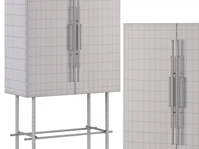 Ellender Bar Cabinet 3D model