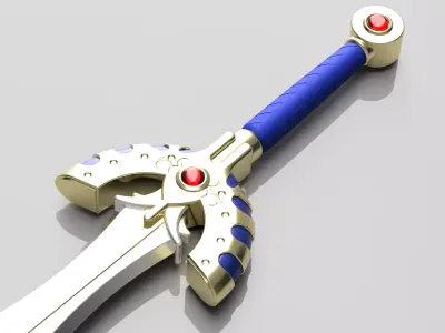 Dragon Quest Sword of Light 3D print model