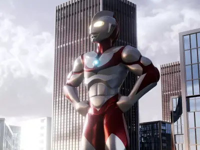Ultraman Stylized 3D Model  3D model