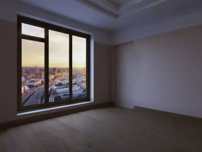 Kitchen furniture cupboard with drawers 3D model